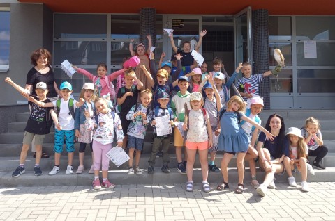 Prvňáčci na veterině